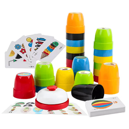 StackMaster™ – Snel Stapelspel Voor Kinderen Vanaf 6 Jaar – Verbetert Hand-Oog Coördinatie