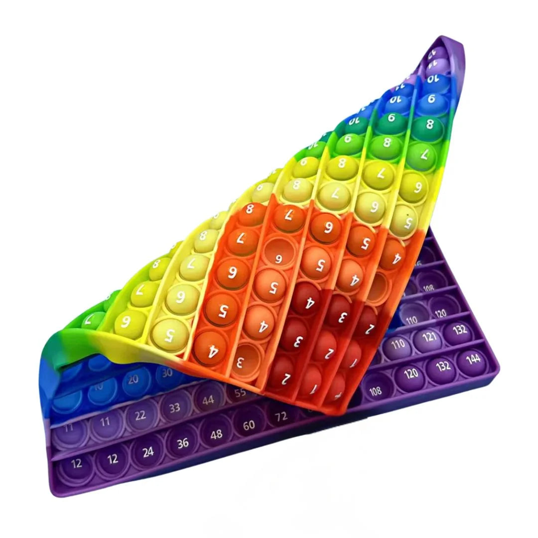 MathPop– Multicolor Fidget Bord voor Tellen & Focus | Vanaf 3 Jaar