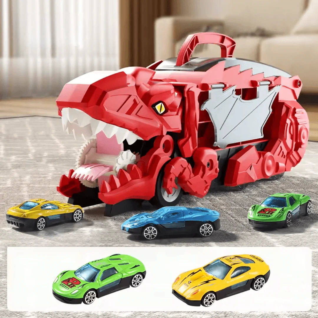 DinoDrive™ – Dinosaurusspeelgoedauto Voor Kinderen Vanaf 3 Jaar – Interactief Spel En Leren