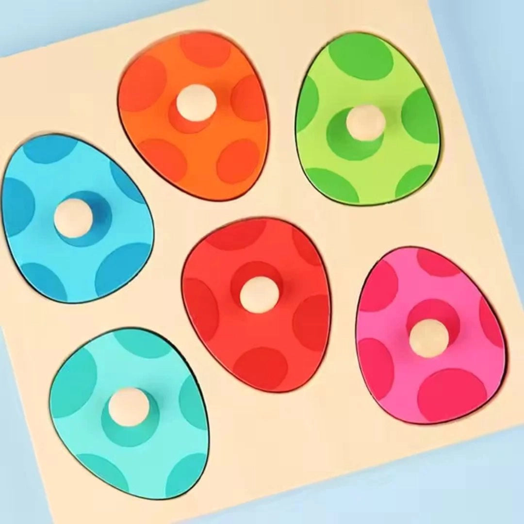 DinoCraft™ - Houten Dinosaurus Puzzelset voor Kleuters