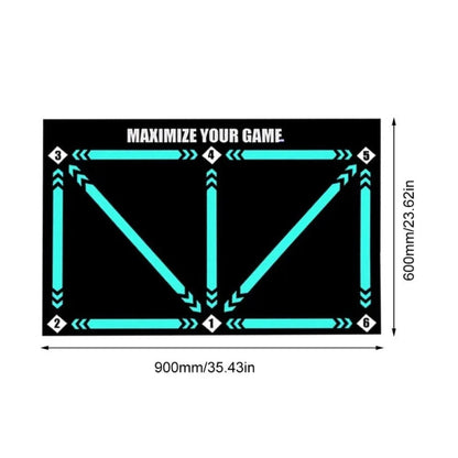 SoccerMaster- Rubbermat met antislip voor voetbaltraining