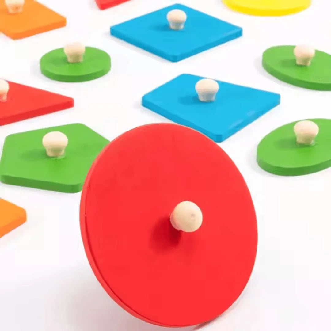 GeoPlay™ – Geometrische Puzzel Voor Kinderen Vanaf 3 Jaar – Verbetert Ruimtelijk Inzicht
