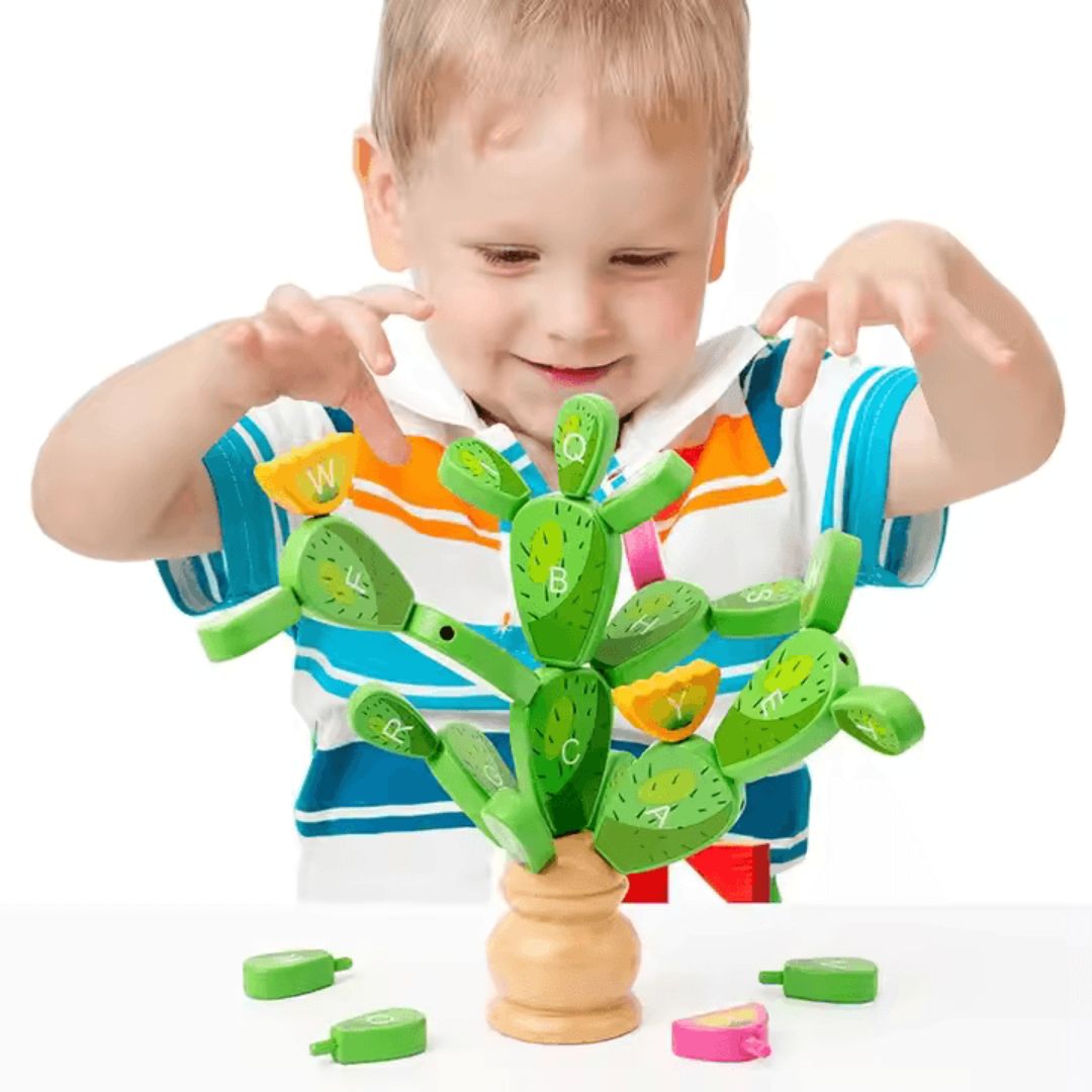 LeafCraft™ – Houten Alfabetboom Voor Kinderen Vanaf 3 Jaar – Verbetert Taalvaardigheden