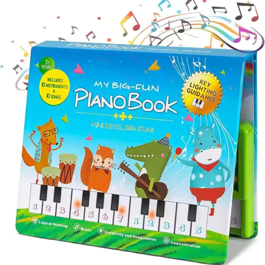 KeyTunes – Muzikaal Pianoboek voor Kinderen vanaf 3 Jaar | Vroeg Muziek Spelen & Leren