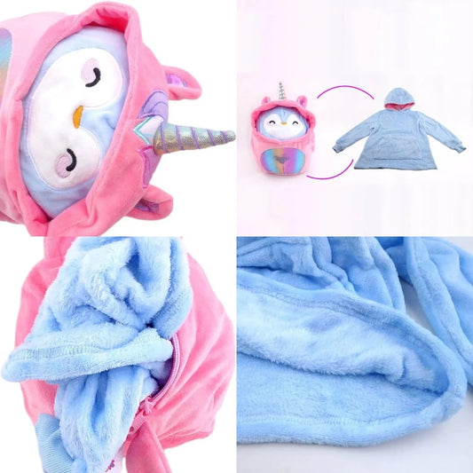 HugHood™ – Transformeerbare Kinderen Hoodie & Knuffel vanaf 3 Jaar | Draag & Knuffel