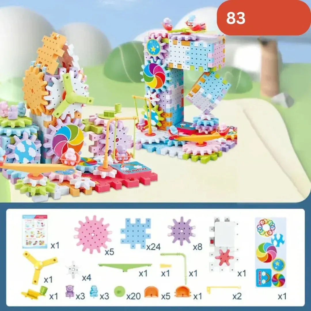 WonderBricks – Creatieve Bouwstenen Set voor Kinderen vanaf 3 Jaar – Stimuleert Verbeelding & Fijne Motoriek