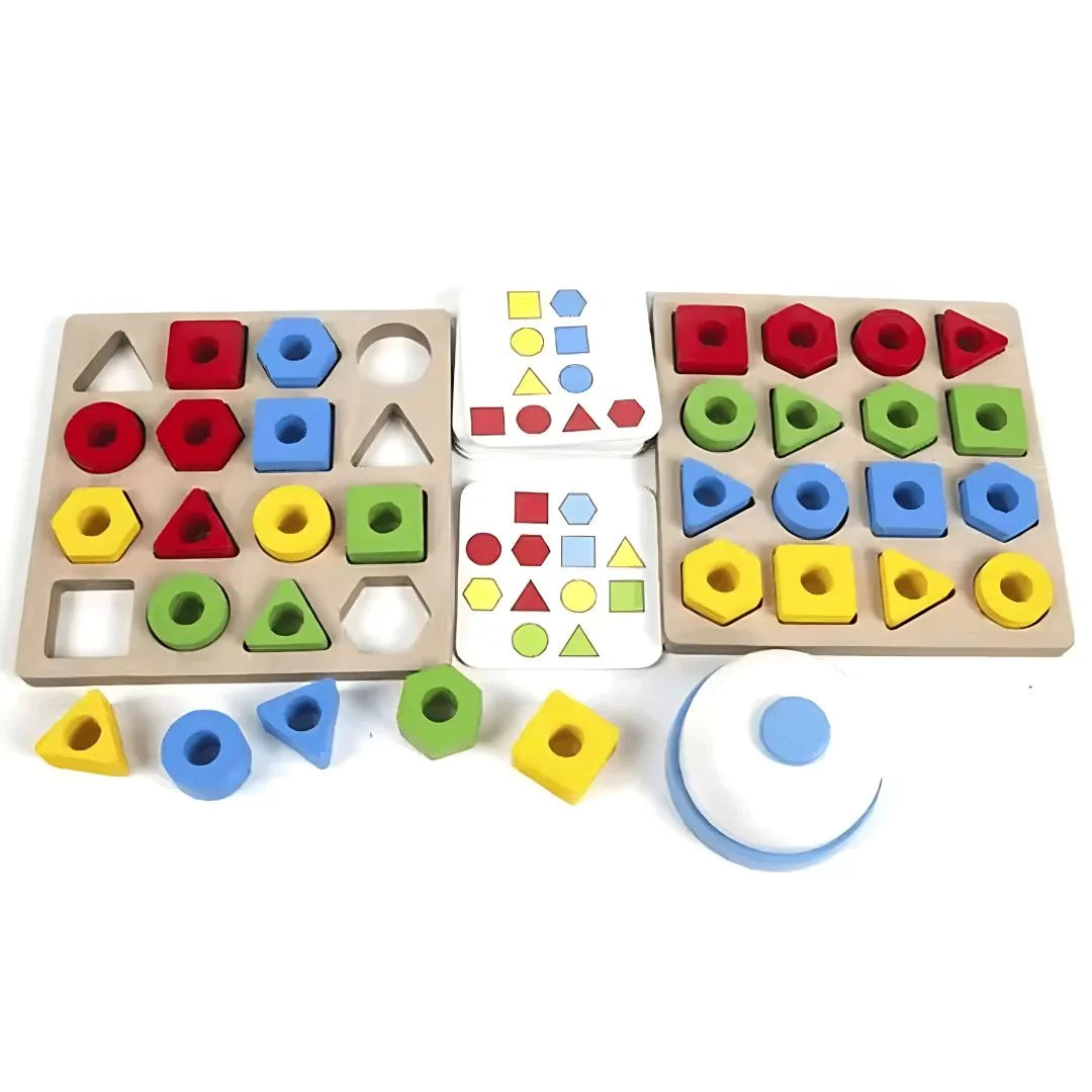 ShapeMastery™ – Vormensorteerspel Voor Kinderen Vanaf 3 Jaar – Verbetert Hand-Oog Coördinatie