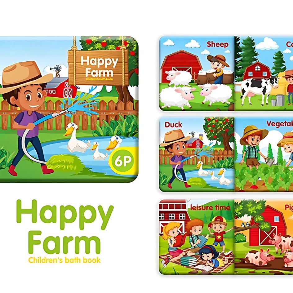 SplashyAdventure – Interactief Waterboek voor Peuters – Stimuleert Zintuiglijk Spel
