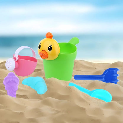 SandySprout – Strand Emmerspeelset voor Kinderen vanaf 2 Jaar – Stimuleert Creativiteit & Buiten Spelen