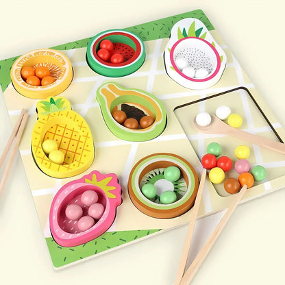 FruityMatch – Houten Fruit Sorteerspel 3+