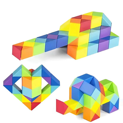 TwistFlex – Regenboog Snake Twist Puzzel voor Kinderen vanaf 5 Jaar