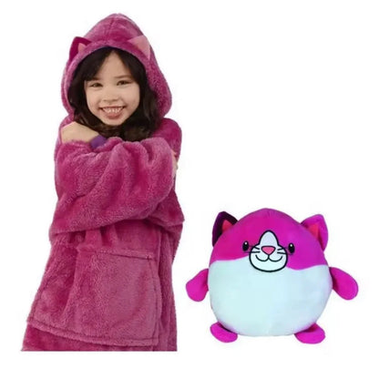 HugHood™ – Transformeerbare Kinderen Hoodie & Knuffel vanaf 3 Jaar | Draag & Knuffel