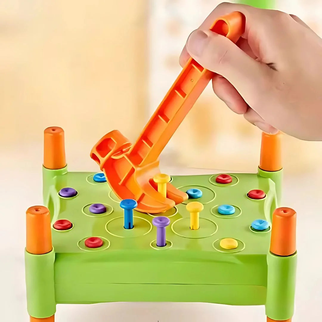 NailPop | Hamertje Tik Speelset van Kunststof voor Kinderen 3+