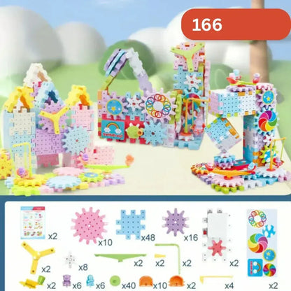 WonderBricks – Creatieve Bouwstenen Set voor Kinderen vanaf 3 Jaar – Stimuleert Verbeelding & Fijne Motoriek