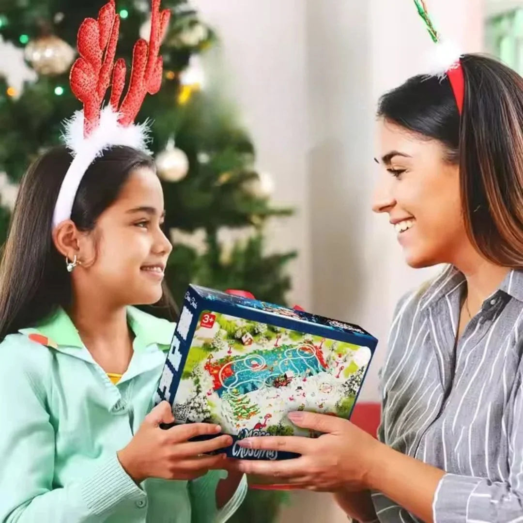 WonderTrack™ – Doe-Het-Zelf Kersttreinbaan Voor Kinderen Vanaf 6 Jaar – Verbetert Creativiteit En Verbeeldingskracht