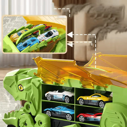 DinoDrive™ – Dinosaurusspeelgoedauto Voor Kinderen Vanaf 3 Jaar – Interactief Spel En Leren