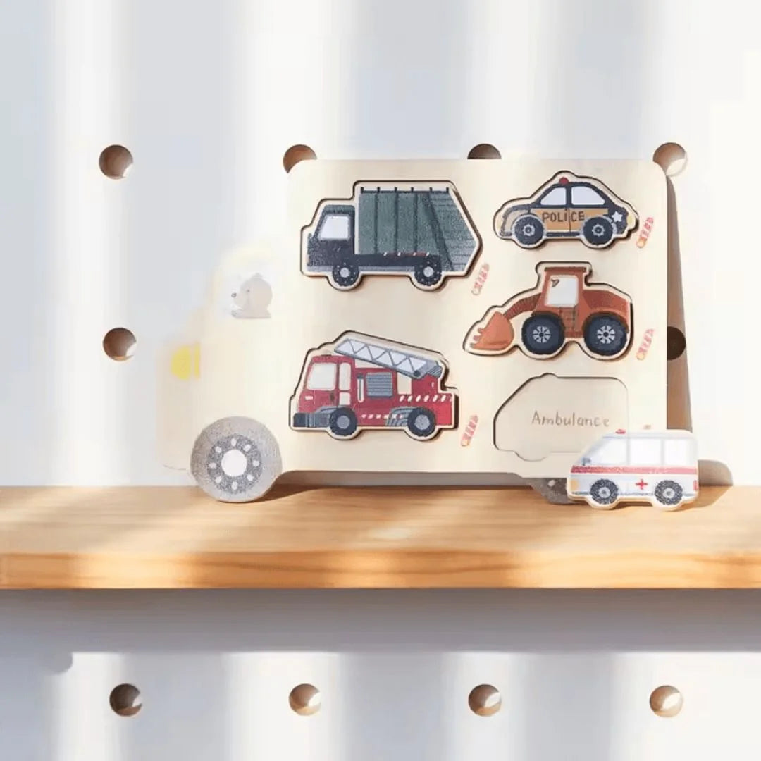 WoodQuest™ – Houten Puzzelavontuur Voor Kinderen Vanaf 3 Jaar – Verbetert Probleemoplossende Vaardigheden