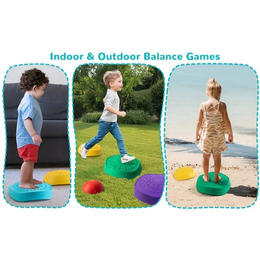 Step&Balance – Sensorische Balansstenen voor Kinderen vanaf 3 Jaar – Versterkt Evenwicht & Beweging