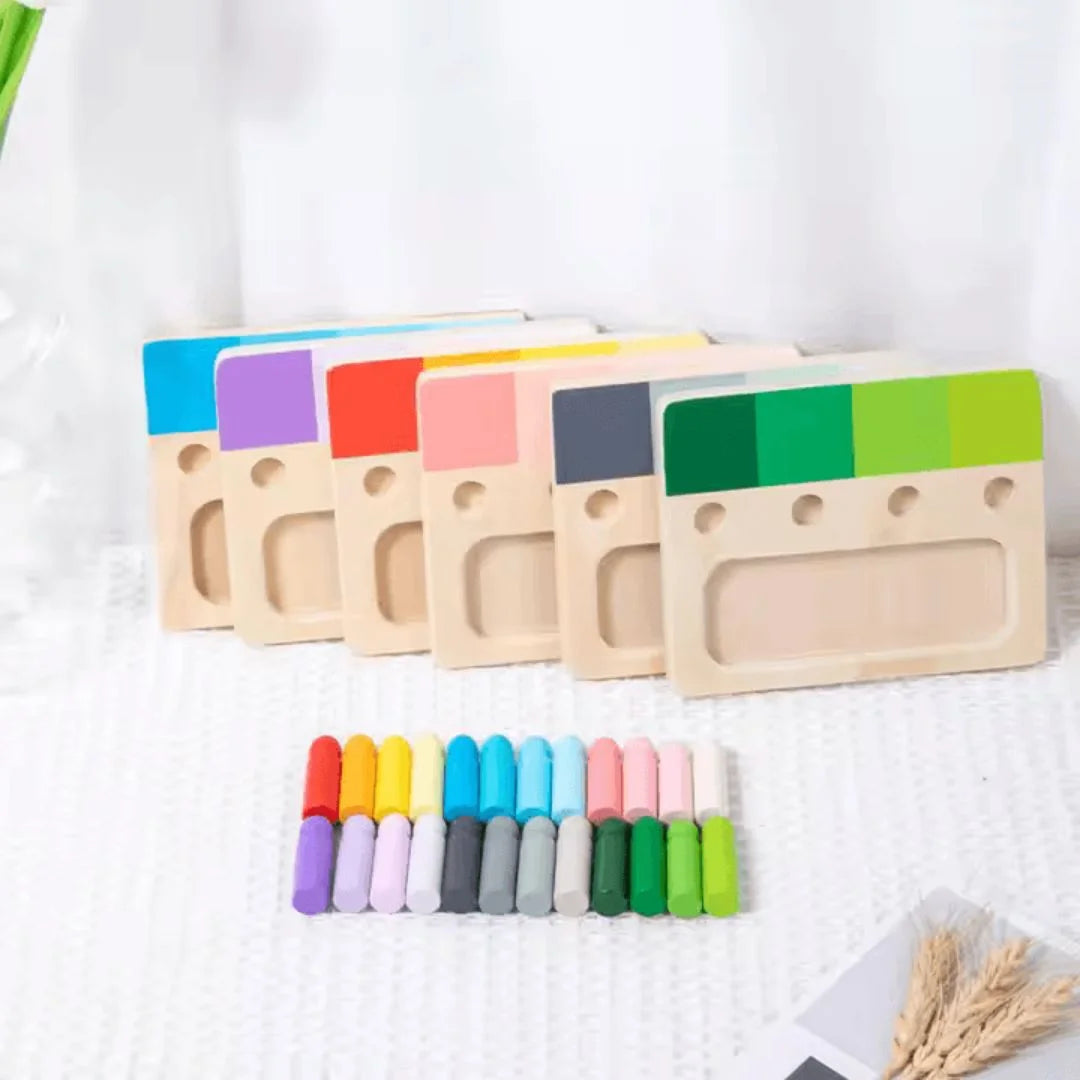 RainbowMatchers™ – Montessori Leerbord Voor Kinderen Vanaf 3 Jaar – Verbetert Fijne Motoriek