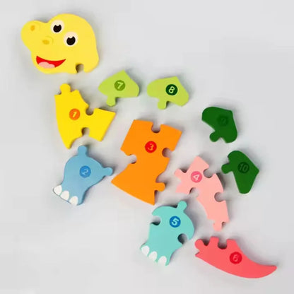 WildWood™ - Houten dierenpuzzel voor nieuwsgierige jonge geesten