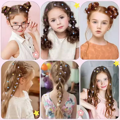 GlamDazzle™ – Haarjuwelenstempel Set voor Kinderen vanaf 6 Jaar