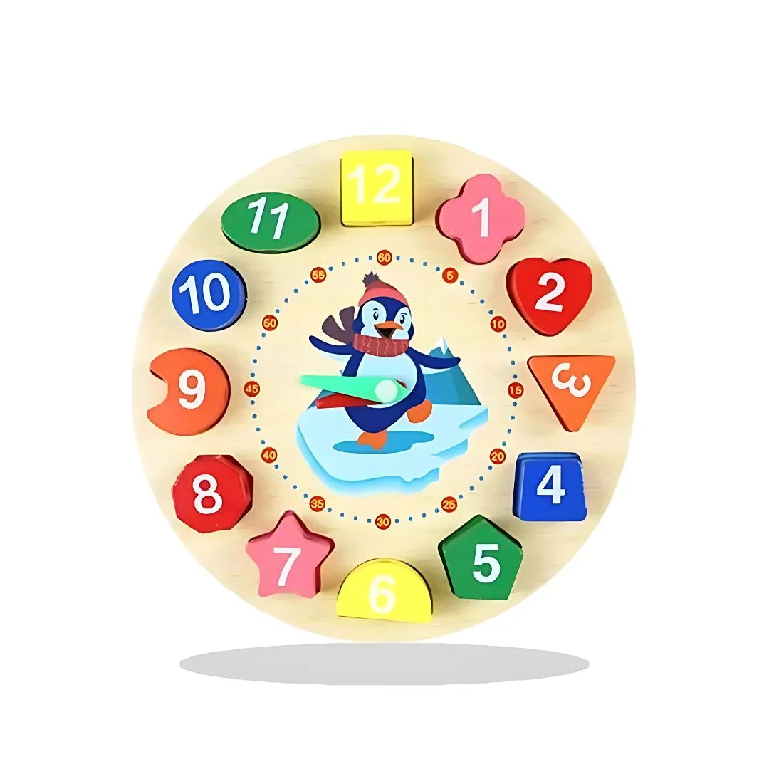 TickTocky™ – Kinderen Houten Leerklok vanaf 3 Jaar | Leren Klokkijken