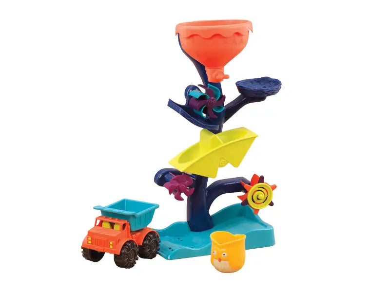 SplashTruck – Watermolen en Kiepwagen Speelgoed voor Kinderen vanaf 18 maanden – Stimuleert Zintuiglijk en Buiten Spelen