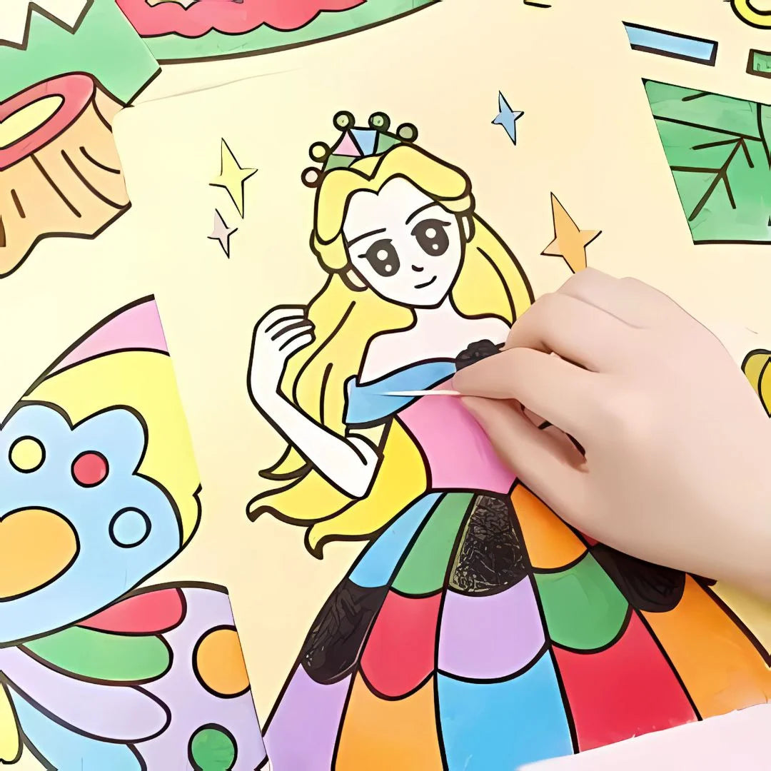 ArtCraft™ – Doe-Het-Zelf Zand Schilderij Kit Voor Kinderen Vanaf 5 Jaar – Verhoogt Creativiteit En Fijne Motorische Vaardigheden