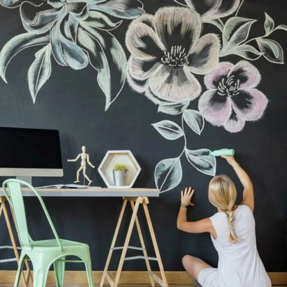 CreativeChalk™ – Krijtbord Muursticker Voor Kinderen Vanaf 3 Jaar – Bevordert Artistieke Expressie
