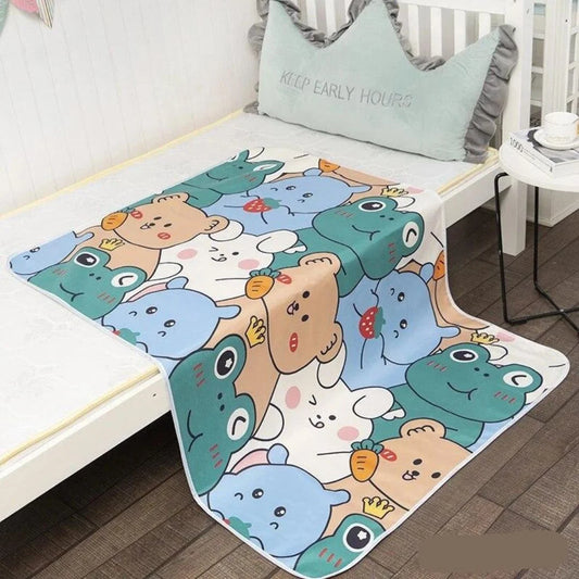 SnugglyNest™ – Waterdichte Verschoonmat Voor Kinderen Leeftijd 0+ – Houdt Bed Droog