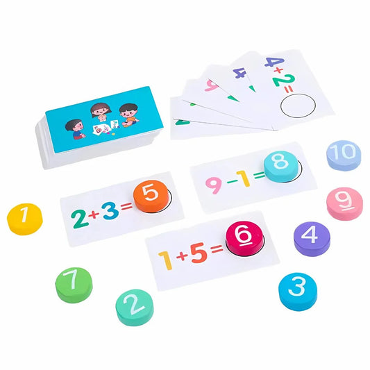 CountCaps Houten Tellen & Reken Fiches – Montessori Leren – Vanaf 4 Jaar