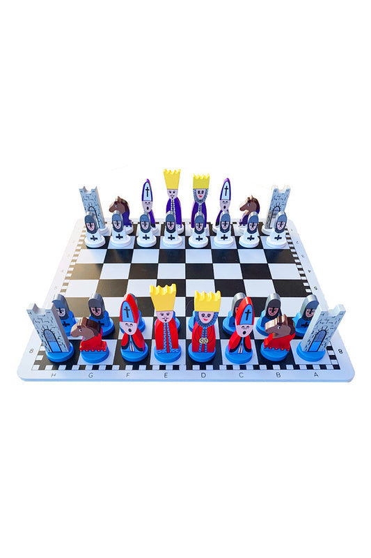 ChessQuest - Educatieve Houten Schaakspel voor Kinderen