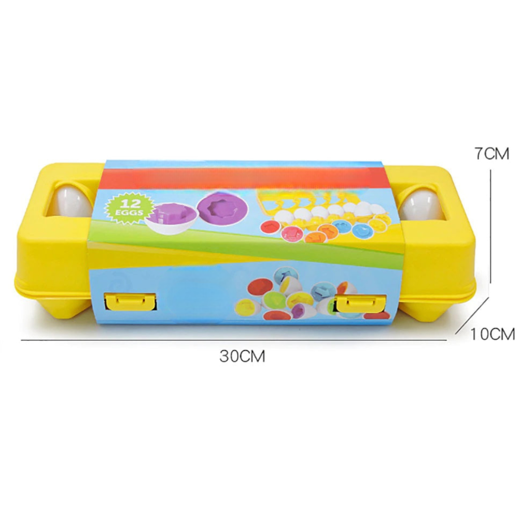 HatchHue – Kleur- & Vormen Eieren Puzzelspel | Sorteer- & Match Speelgoed voor Kinderen vanaf 4 Jaar