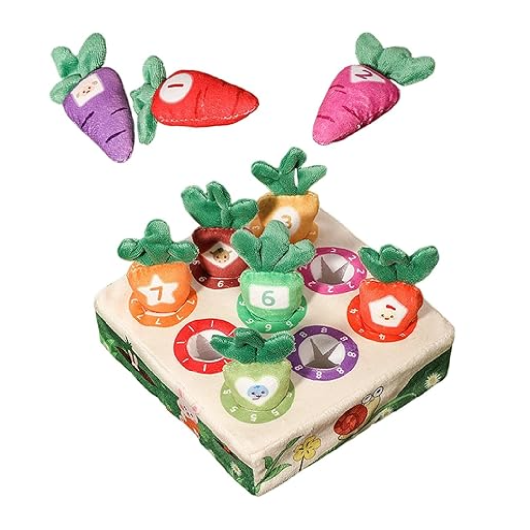 CarrotClasp™ - Pluche Wortel Sleutelhanger - Zacht en grillig accessoire voor kinderen
