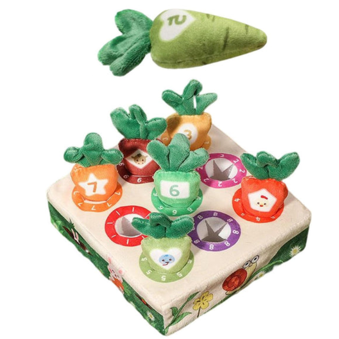 CarrotClasp™ - Pluche Wortel Sleutelhanger - Zacht en grillig accessoire voor kinderen