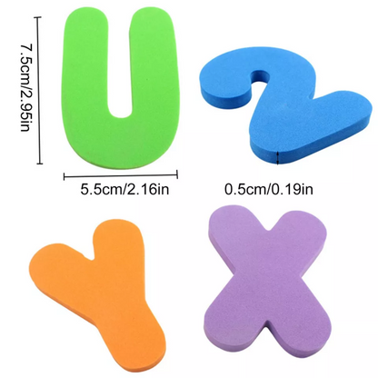 TubTots™ – Educational Bath Shapes for Kids Ages 2+ – ABCs & 123s That Stick