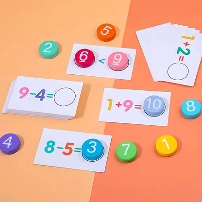 CountCaps Houten Tellen & Reken Fiches – Montessori Leren – Vanaf 4 Jaar