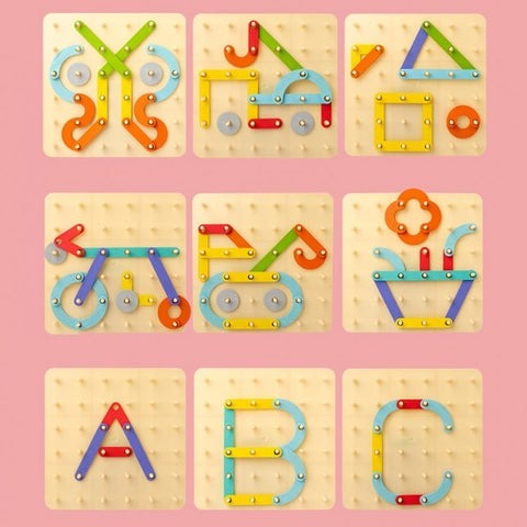 PuzzleBoard - Montessori Puzzel Spel Bord