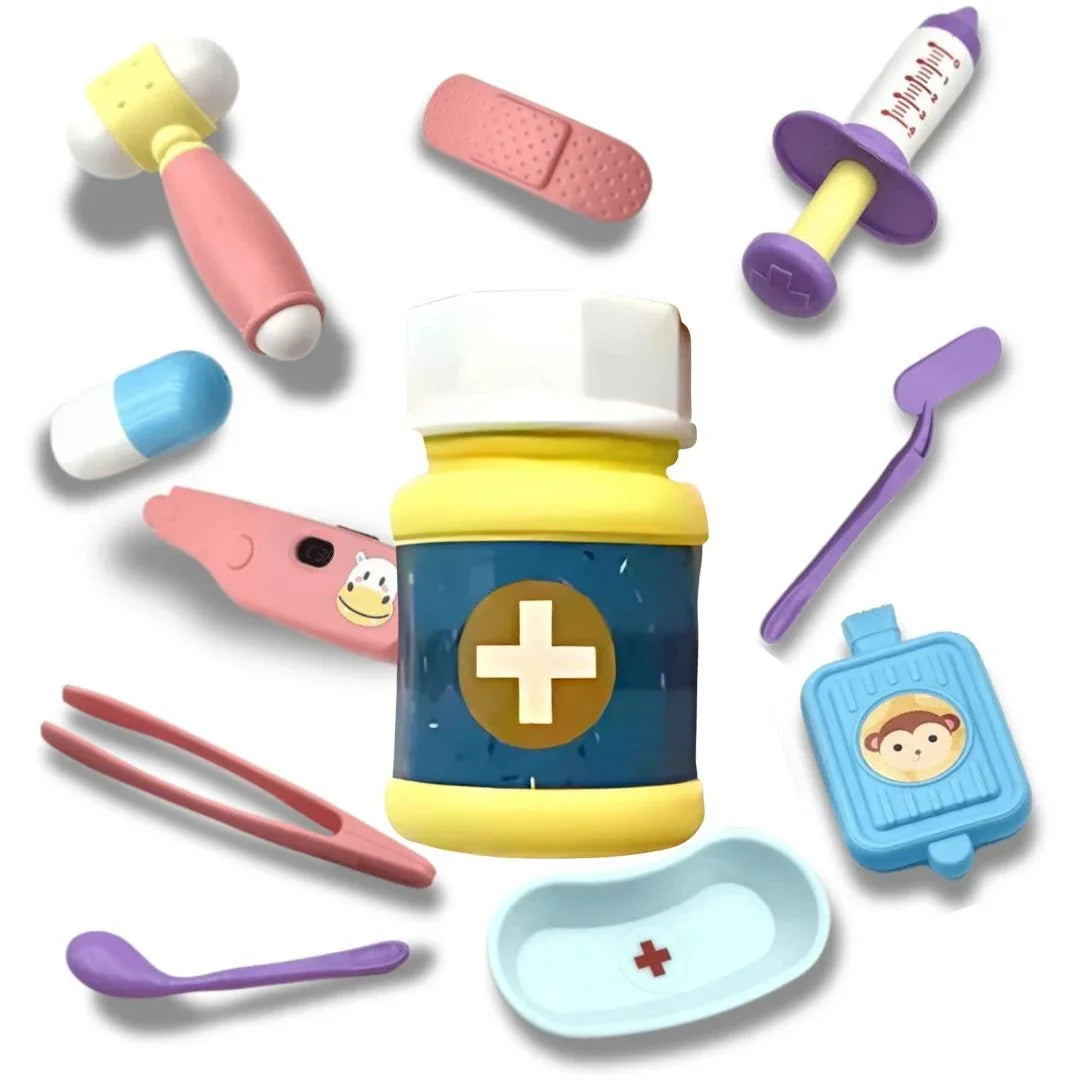 PlayMed™ – Dokter Speelset Voor Kinderen Vanaf 3 Jaar – Bevordert Sociale Vaardigheden En Fantasierijk Spel