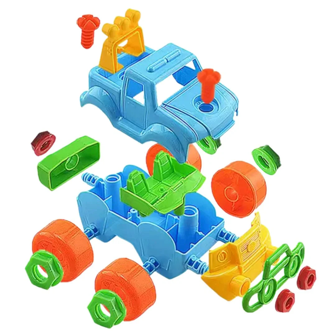 BuildMaster – Doe-Het-Zelf Voertuig Bouwset STEM Speelgoed Kinderen 6+