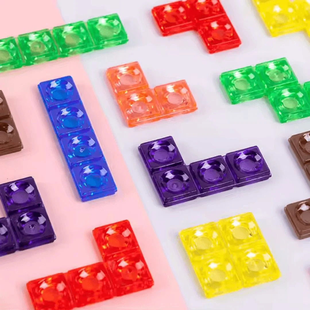 PuzzleNest™ – 3D Houten Tetris Puzzelbord Voor Kinderen Vanaf 3 Jaar – Verbetert Ruimtelijk Inzicht