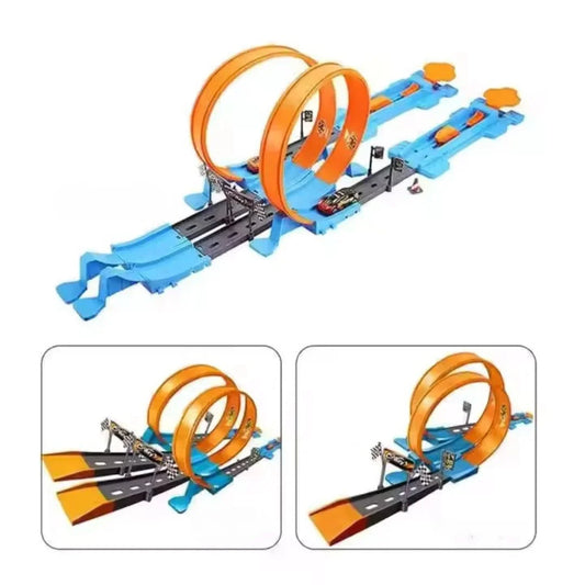 LoopRush™ - Race-set met twee banen en zwaartekrachtaandrijving