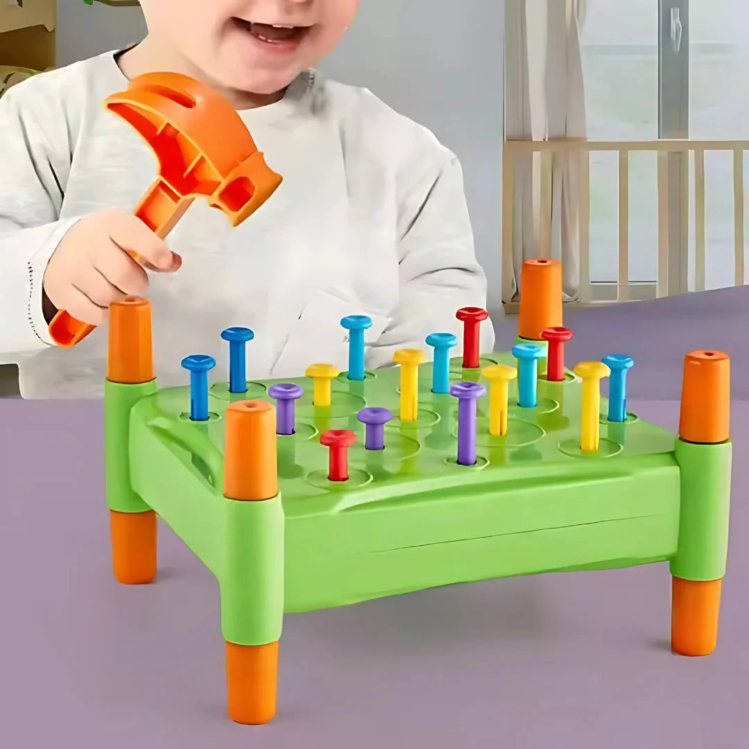 NailPop | Hamertje Tik Speelset van Kunststof voor Kinderen 3+