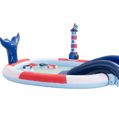 WhaleSplash Opblaasbaar Kinderbad – Buitenspeelplezier – Vanaf 2 Jaar
