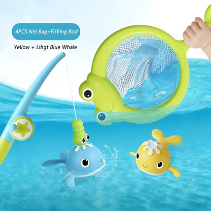 CatchCrew- Vrolijke Vissers Peuter Bad Visspel Set met Hengel en Drijvende Visjes – Voor Kinderen vanaf 2 Jaar