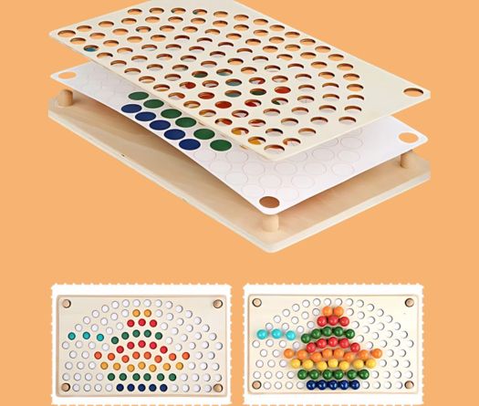 RainbowMatch – Houten Kleurensorteerspel voor Kinderen vanaf 3 Jaar – Stimuleert Kleurenherkenning