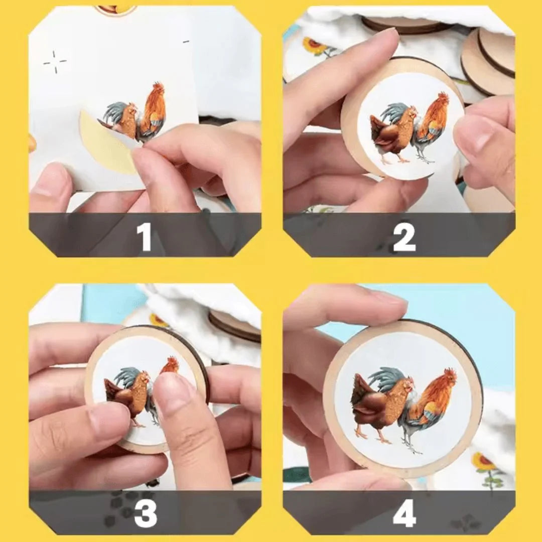 NatureNest™ – Houten Puzzel Voor Kinderen Vanaf 3 Jaar – Verbetert Cognitieve Vaardigheden