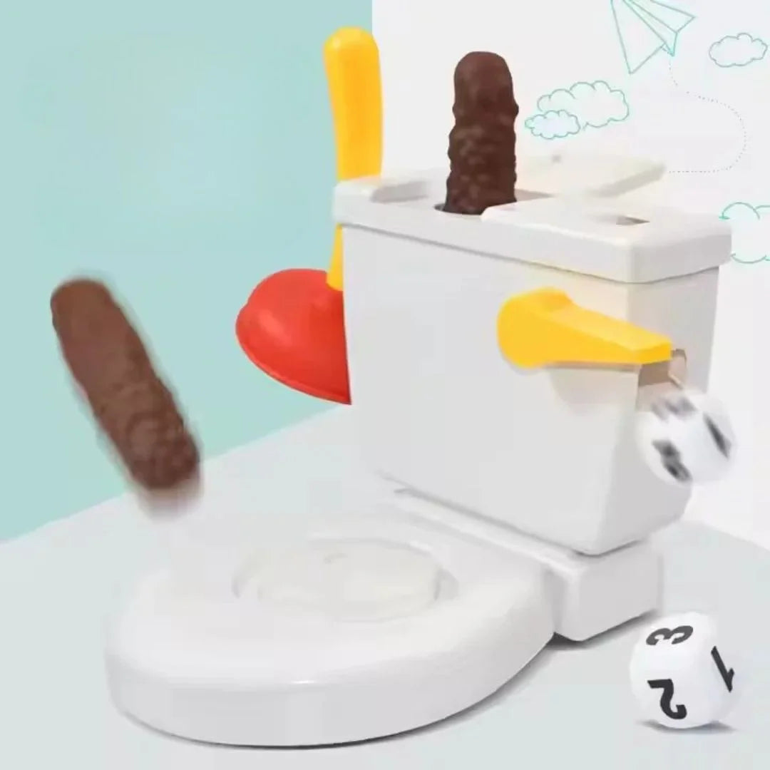 CatchWhirl™ - Vliegend vangspel met ronddraaiend poepkarakter