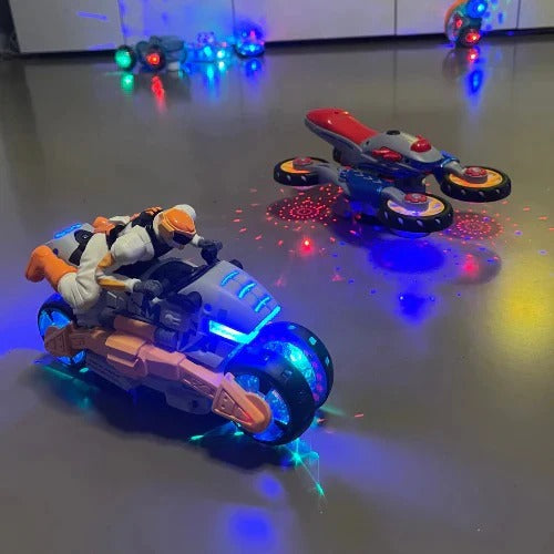 ZoomGlider – LED Verlichte Raceauto voor Kinderen vanaf 3 Jaar – Stimuleert Beweging & Zintuiglijk Plezier