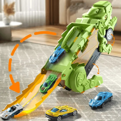 DinoDrive™ – Dinosaurusspeelgoedauto Voor Kinderen Vanaf 3 Jaar – Interactief Spel En Leren